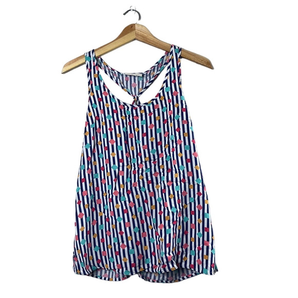 Women's Vintage ModCloth Confetti Tank Top L - Picture 1 of 5